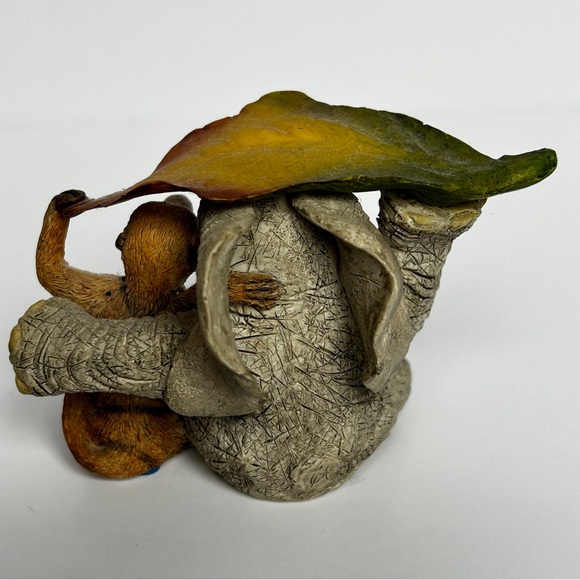 Tuskers "Love is Sharing" #90850 Elephant and Meerkat Friendship Figurine - Picture 5 of 9